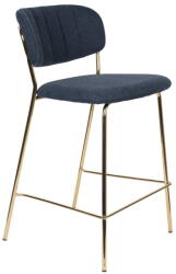 White Label Kék bárszék szett 2 db-os 89 cm Jolien - White Label