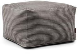 SLOWDOWN Sötétszürke kordbársony babzsákfotel Softbox MooG - SLOWDOWN