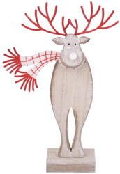Ego dekor Karácsonyi rénszarvas figura sállal - Ego Dekor