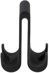 Wenko Verna fekete szilikon kétoldalas függő fogas - Wenko