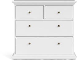 Tvilum Fehér alacsony komód 96x87 cm Paris - Tvilum