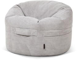 SLOWDOWN Világosszürke kordbársony gyerek babzsákfotel Roll 80 - SLOWDOWN