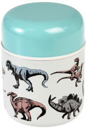 Rex London Kék-krémszínű ételtartó gyerek termosz 280 ml Prehistoric Land - Rex London