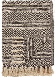 House Nordic Barna újrahasznosított pamut takaró 130x180 cm Adana - House Nordic