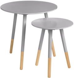 Premier Housewares Kerek tárolóasztal szett 2 db-os ø 48 cm Viborg - Premier Housewares - bonami - 30 070 Ft