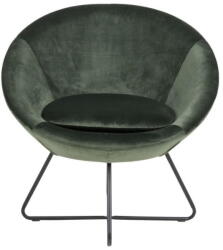 Actona Center zöld bársony fotel - Actona
