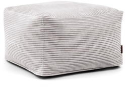 SLOWDOWN Világosszürke kordbársony babzsákfotel Softbox MooG - SLOWDOWN