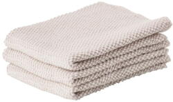 Zone Prado 3 db világosbézs pamut konyharuha, 27 x 27 cm - Zone