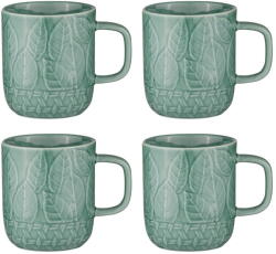 Ladelle Türkiz porcelán bögre szett 4 db-os 400 ml Heath Jade - Ladelle