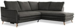 Miuform Sötétszürke kinyitható sarokkanapé (jobb oldali) Charming Charlie - Miuform