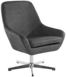 Støraa Szürke bőrutánzat fotel Naomi - Støraa