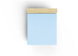 Mijolnir Világoskék gumis pamut lepedő 140x200 cm - Mijolnir