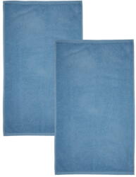 Catherine Lansfield Kék gyorsan száradó frottír pamut fürdőlepedő szett 2 db-os 90x140 cm Quick Dry - Catherine Lansfield