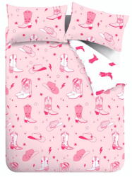 Sassy B Rózsaszín kétszemélyes-hosszabbított ágyneműhuzat 230x220 cm Cowgirl Boot - Sassy B