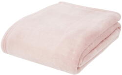 Catherine Lansfield Világos rózsaszín mikroplüss takaró 130x170 cm Raschel Velvet - Catherine Lansfield