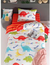 Mijolnir Fehér egyszemélyes gyerek ágyneműhuzat 140x200 cm Dinazorus - Mijolnir