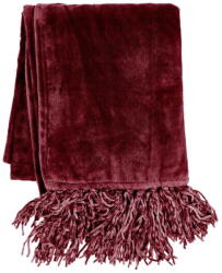 Tiseco Home Studio Borvörös mikroplüss ágytakaró franciaágyra 220x240 cm - Tiseco Home Studio