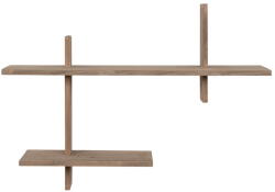 House Nordic Natúr színű többszintes borovi fenyő fali polc Ovada - House Nordic