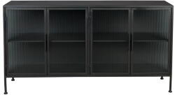 Dutchbone Fekete fém tálalószekrény 150x80 cm Boli - Dutchbone