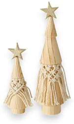 BOLTZE Bohio 2 db-os karácsonyi dekoráció készlet tömörfából - Boltze