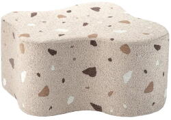 Wigiwama Világosbarna buklé-zsenília gyerek puff Terrazzo Cloud - Wigiwama