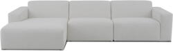 Scandic Fehér buklé sarokkanapé (bal oldali) Roxy - Scandic - bonami - 645 125 Ft