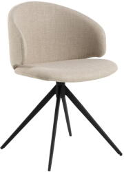 Actona Bézs kárpitozott karfás étkezőfotel Ella - Actona