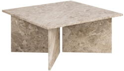 Actona Bézs márvány dohányzóasztal 90x90 cm Vega - Actona