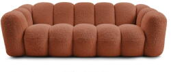 Bobochic Téglavörös buklé kanapé 232 cm Hippolyte - Bobochic Paris