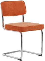 Unique Furniture Narancssárga kordbársony étkezőszék Rupert - Unique Furniture