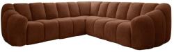 Miuform Terrakotta színű sarokkanapé Shell - Miuform