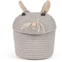 Lorena Canals Szürke textil játéktároló kosár ø 15x15 cm Mini Renata the Rat - Lorena Canals