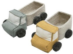 Lorena Canals Textil játéktároló kosár szett 2 db-os 24x14x8 cm Truck - Lorena Canals