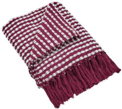 Catherine Lansfield Borvörös takaró 125x150 cm Stab Stitch - Catherine Lansfield