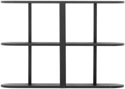 Bloomingville Fekete többszintes fali polc 80 cm Vicente - Bloomingville