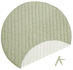 Lorena Canals Zöld-krémszínű játszószőnyeg Bamboo Leaf - Lorena Canals