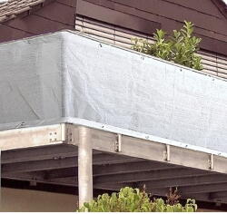 Garden Pleasure Fehér műanyag belátásgátló erkélyre 300x90 cm - Garden Pleasure