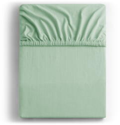 Restilo Világoszöld gumis jersey lepedő 140x200 cm Amber - Restilo