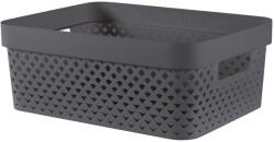 Keter Sötétszürke műanyag tárolódoboz 36x27x14 cm Pure - Curver