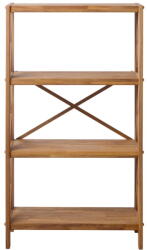 Unique Furniture Natúr színű tölgyfa polcos állvány 70x124 cm X-Shelf - Unique Furniture