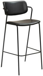 DAN-FORM Denmark Zed fekete műbőr bárszék, magasság 107 cm - DAN-FORM Denmark