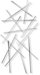 Spinder Design Ezüstszínű fém fali fogas 100 cm Matches - Spinder Design