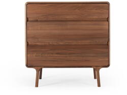 GAZZDA Barna diófa komód 90x90x45 cm Fawn - Gazzda