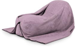 SLOWDOWN Lila kordbársony gyerek babzsákfotel Cocoon 120 - SLOWDOWN