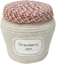 Lorena Canals Krémszínű textil játéktároló kosár ø 20x23 cm Jam Jar - Lorena Canals