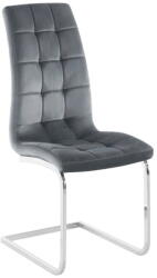Støraa Szürke bársony étkezőszék szett 2 db-os Lola - Støraa