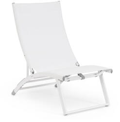 Bizzotto Fehér fém kerti napozóágy Taylor - Bizzotto
