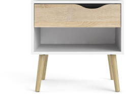 Tvilum Fehér-natúr színű éjjeliszekrény Oslo - Tvilum