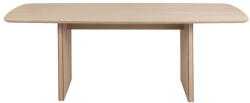 Actona Fehér étkezőasztal tölgyfa dekorral 105x220 cm Christo - Actona