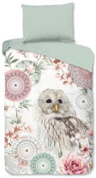 HIP Zöld egyszemélyes flanel ágyneműhuzat 140x200 cm Omaira - HIP